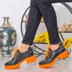 Női alkalmi cipő ZP1971 Fekete-Narancs (L36|000) Mei