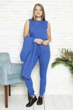 Női öltöny 3 darabból CM3708 Kék (G74) Fashion