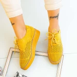 Női alkalmi cipő DS17 Sárga (D52) Mei