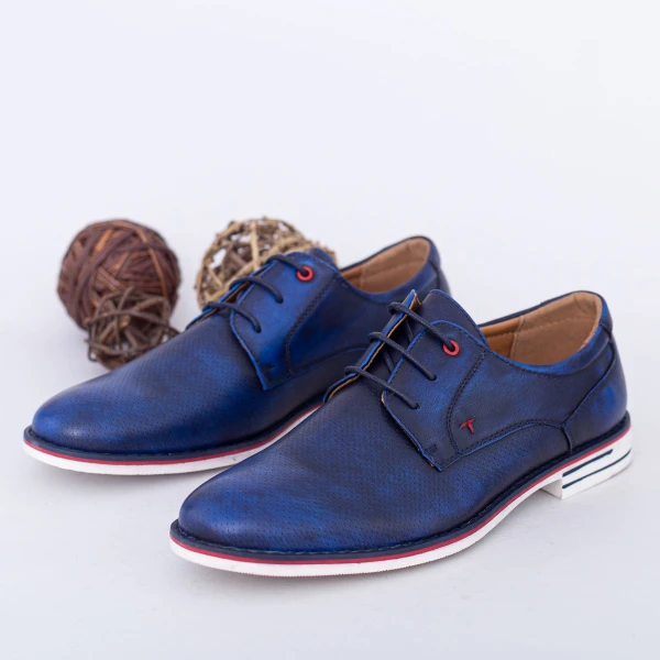 Elegáns férfi cipő 9G620 Kék (B35) Clowse
