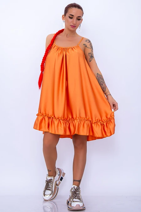 Női ruha 75272 Narancs (G00) Fashion