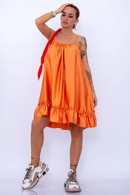 Női ruha 75272 Narancs (G00) Fashion
