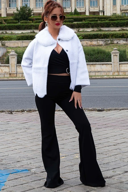 Női dzseki HBN11 Fehér (G53) Fashion