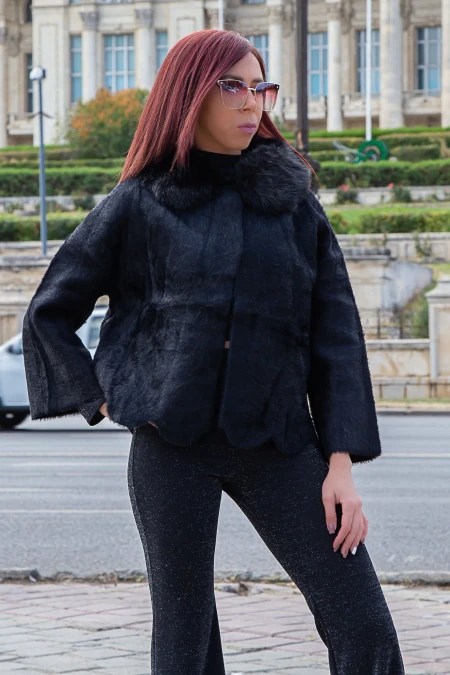 Női dzseki HBN11 Fekete (G53) Fashion