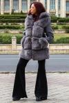 Női kabát 21-29 Szürke (R01) Fashion