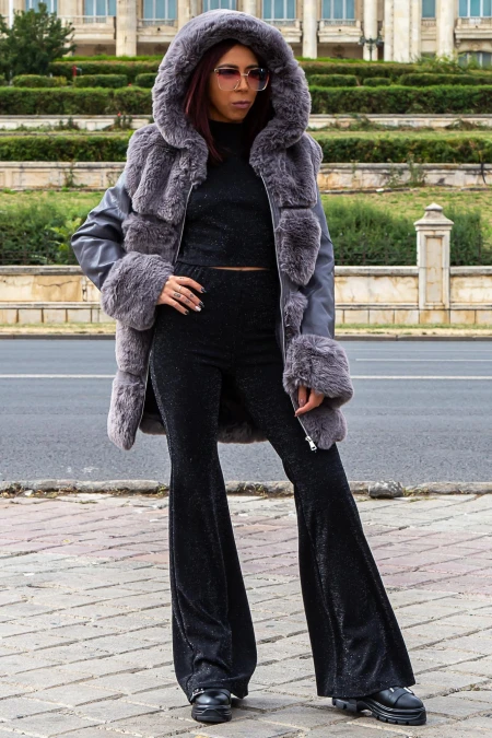 Női kabát 21-29 Szürke (R01) Fashion