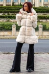 Női kabát 21-29 Bézs (R01) Fashion