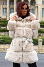 Női kabát 21-29 Bézs (R01) Fashion
