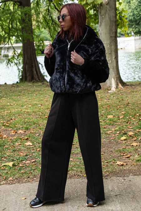 Női kabát GSP7999-1 Fekete (R01) Macleria