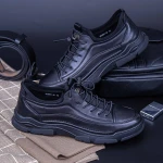 Elegáns férfi cipő D218901-10 Fekete (P01) F.Gerardo