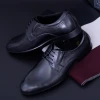 Elegáns férfi cipő 003-835 Fekete (P01) Eldemas
