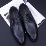 Elegáns férfi cipő 550-027S Fekete (C31) Stephano