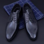Elegáns férfi cipő 550-032 Fekete (L18) Eldemas