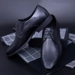 Elegáns férfi cipő 792-036 Fekete (P12) Stephano