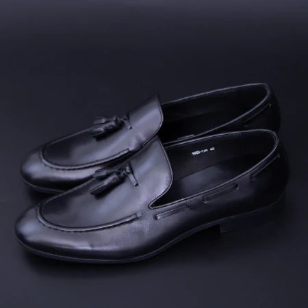 Elegáns férfi cipő 9605-138 Fekete (L05) Eldemas