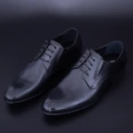 Elegáns férfi cipő E7-3A Fekete (K01) Eldemas