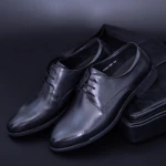 Elegáns férfi cipő F066-020 Fekete (D04) Stephano