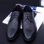 Elegáns férfi cipő N136-8-2 Fekete (K09) Eldemas