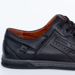Elegáns férfi cipő D35-3C Fekete (B09) Fashion