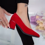 Női sarkú cipő C100 Piros (D16) Fashion