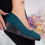 Női sarkú cipő és platform C91 Zöld (D09) Fashion