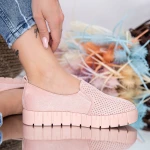 Női alkalmi cipő L53 Rózsaszín (K33) Mei