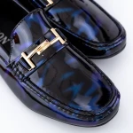 Elegáns férfi cipő 1A53-3 Kék (L53) Oskon