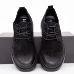 Elegáns férfi cipő 3003 Fekete (L12) Mels