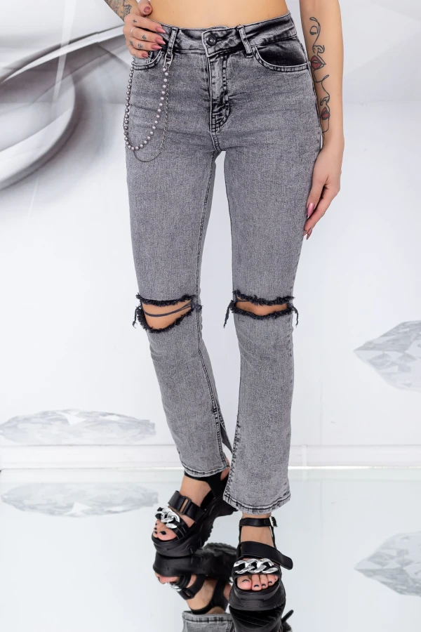 Női farmer 50382 Szürke (G27) Fashion