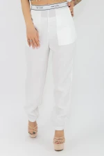 Női nadrág MFFS12081 Fehér (G66) Fashion