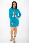 Női ruha 22306 Kék (G70) Fashion