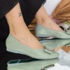 Női balerina cipő 6021 Zöld (---) Formazione