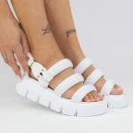 Női platform szandál ES3005 Fehér » MeiMall.hu