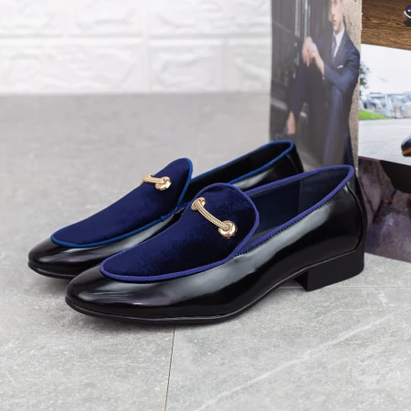Elegáns férfi cipő D2165-3 Kék » MeiMall.hu
