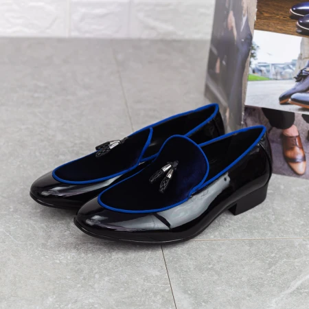 Elegáns férfi cipő D2171-3 Kék » MeiMall.hu