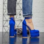 Női sarkú cipő és platform 2SY12 Kék (K05|K06) Mei