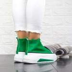 Női sportcipő platformmal 2XJ61 Zöld » MeiMall.hu