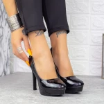Női sarkú cipő és platform 2YXD32A Fekete Mei