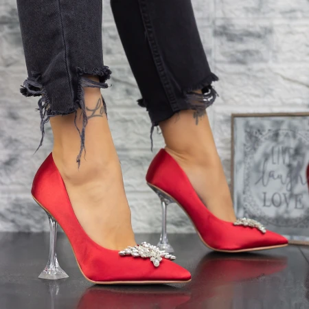 Vékony sarkú cipő 2SY15 Piros » MeiMall.hu